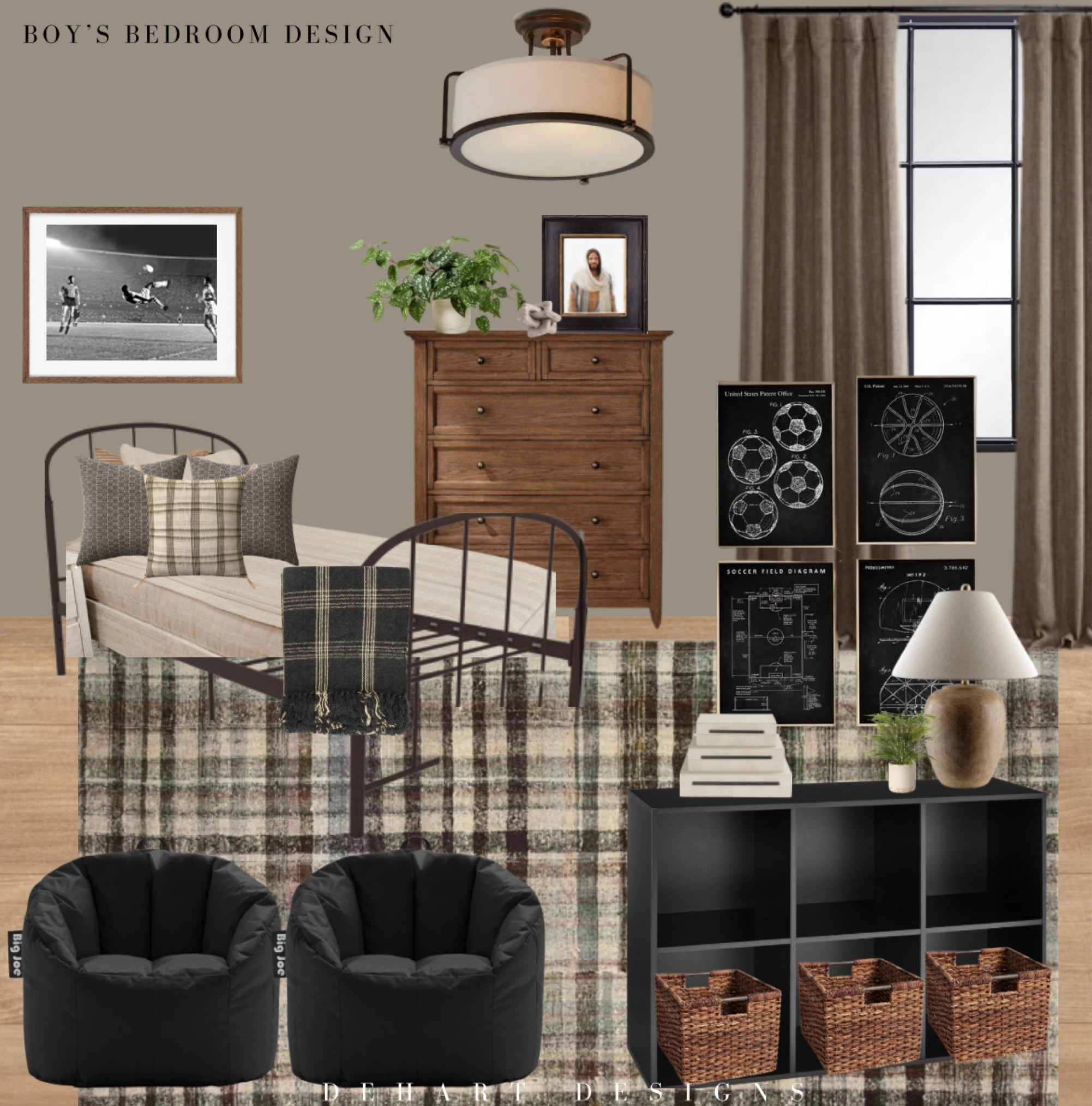 Boys sports room, boys room decor

#LTKHome