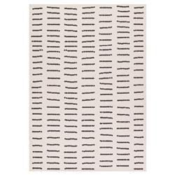 Jaipur Living Vibe Javyn Global Cream Linear Outdoor Rug - 8'x10' | Kathy Kuo Home