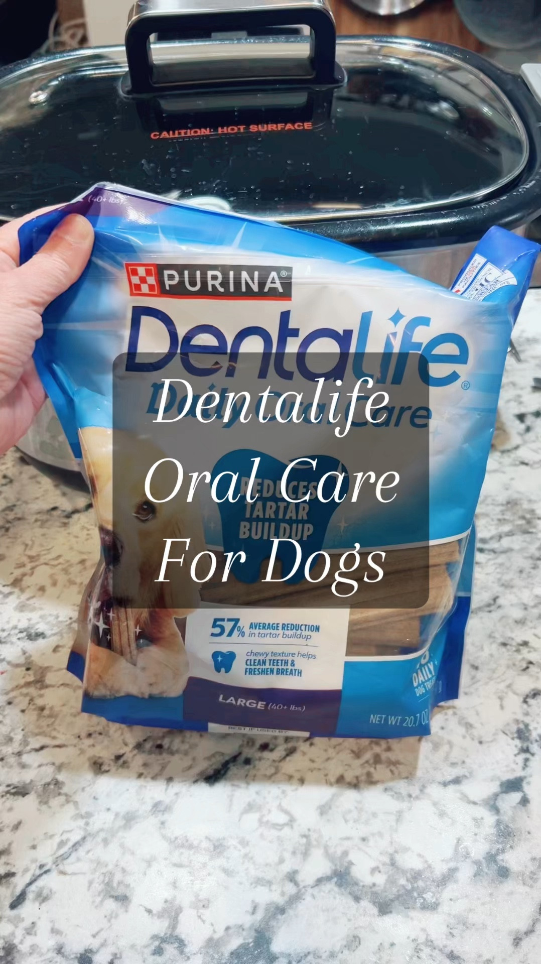 Doggie Dental Chews
Chewy texture and eight distinct ridges help clean hard-to-reach teeth
down to the gumline and help give your dog fresh breath
Grab Yours Here: https://amzn.to/3ZZpL8K

#dogchews #dogtreats #dogtraining #dogtrainer #gooddog #gooddogs
#rescueanimals #rescuedogs #animalfoundationlasvegasnv #dogmomlife
#dogsarefamily #CommissionsEarned

#LTKWatchNow #LTKHome
