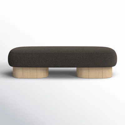 Denyer Boucle Fabric Upholstered Bench | Joss & Main