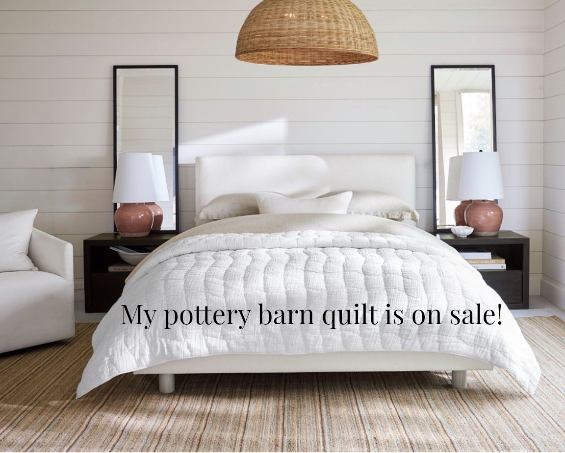 I’ve never seen my pottery barn quilt on sale, especially in all the colors! We love this more than we expected to and use it all year round. It’s so comfortable!

Bedding, primary bedroom, master bedroom, kids, family, home, home decor, pottery, barn, sale, pottery, barn, home 

#LTKHome #LTKSaleAlert #LTKmomlife