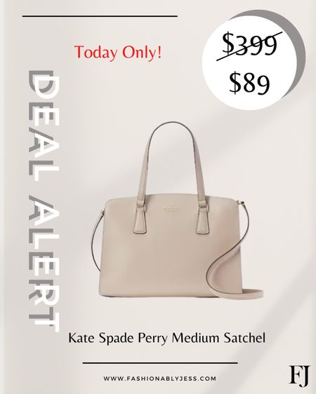 Absolutely loving this Kate Spade satchel! Great everyday bag on sale! 

#LTKFind #LTKsalealert #LTKitbag