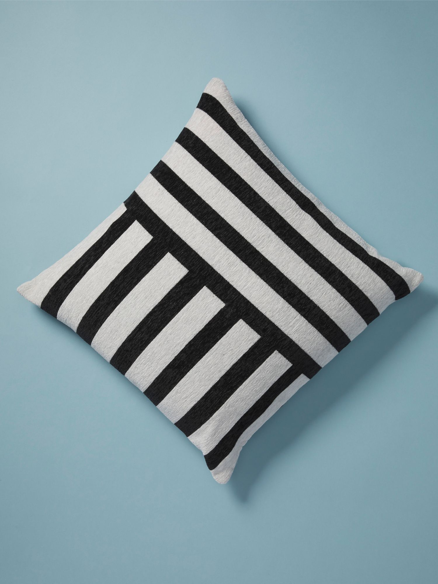20x20 Chenille Stripe Pillow | Living Room | HomeGoods | HomeGoods