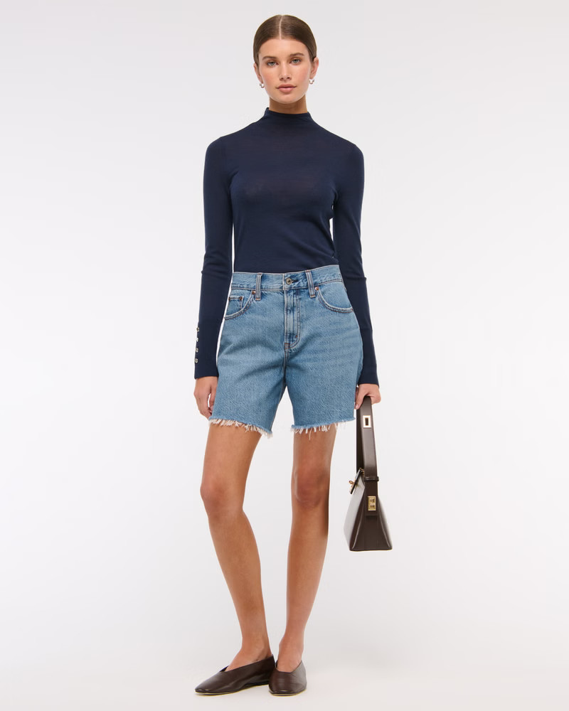 High Rise Loose Short | Abercrombie & Fitch (UK)