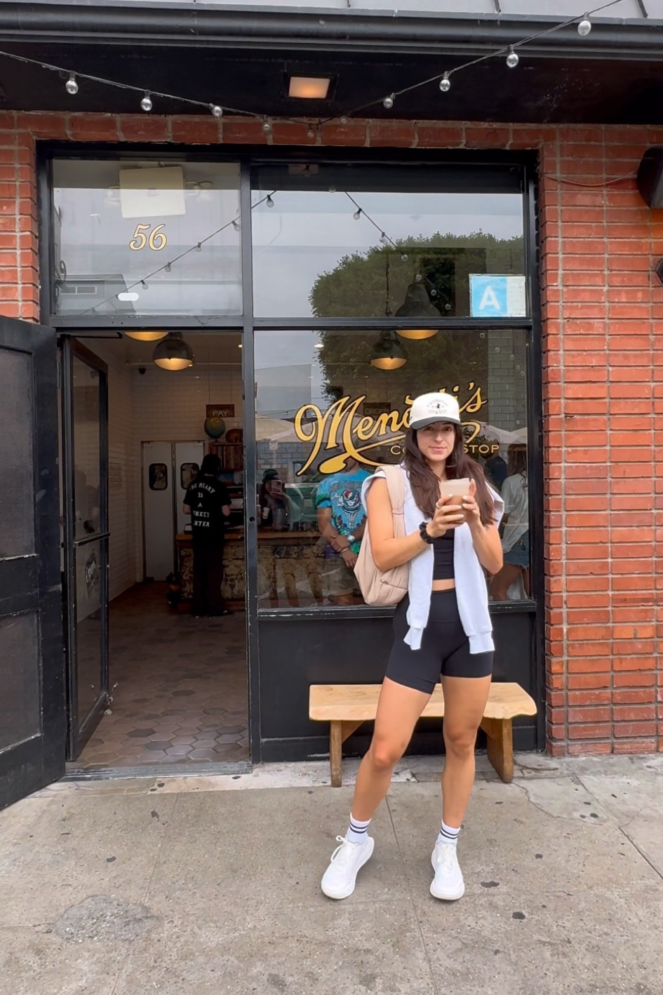 Outfit in LA: to coffee

These socks are 10/10 
Top: 6 
Bottoms: 6

#LTKStyleTip #LTKTravel #LTKFitness