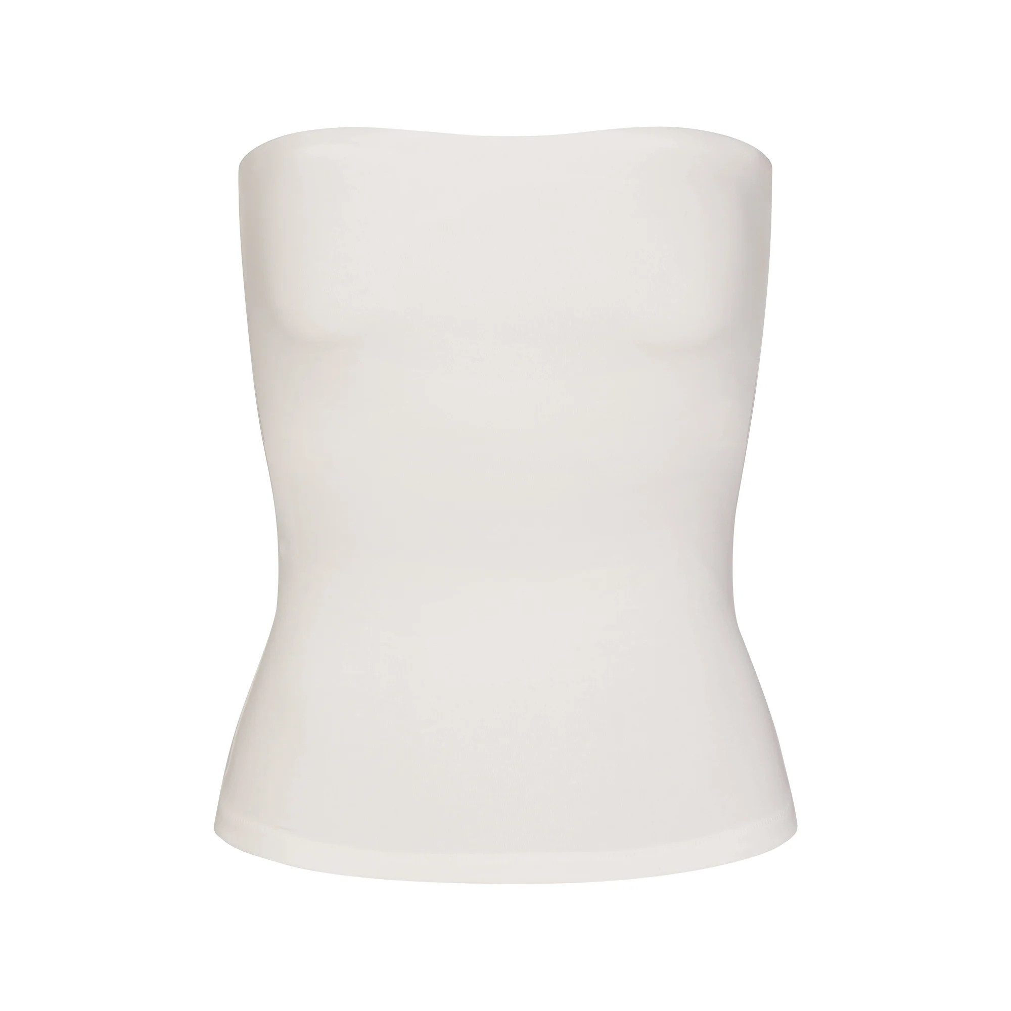 SKIMS Tube Top | White | XL | Cotton Jersey | SKIMS (US)