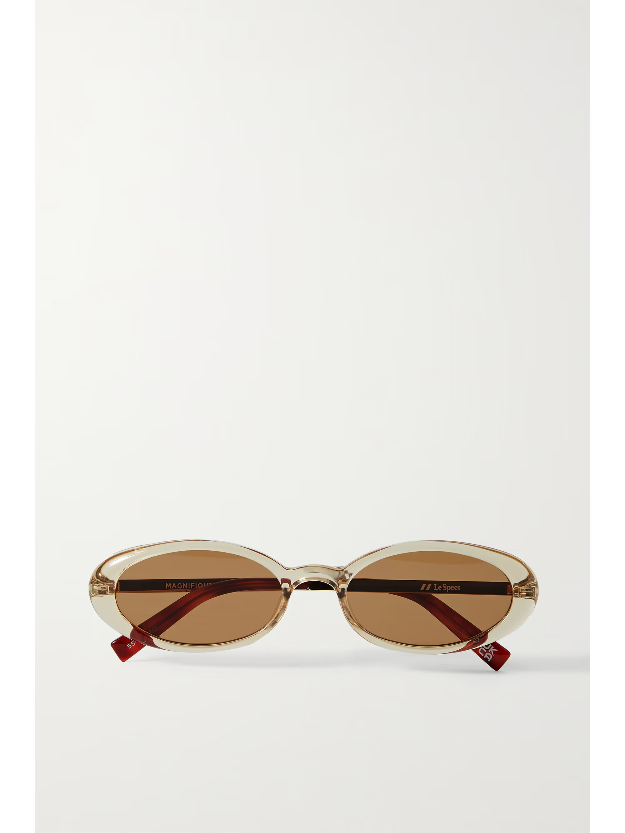 LE SPECSMagnifique oval-frame acetate and gold-tone sunglasses | NET-A-PORTER (UK & EU)