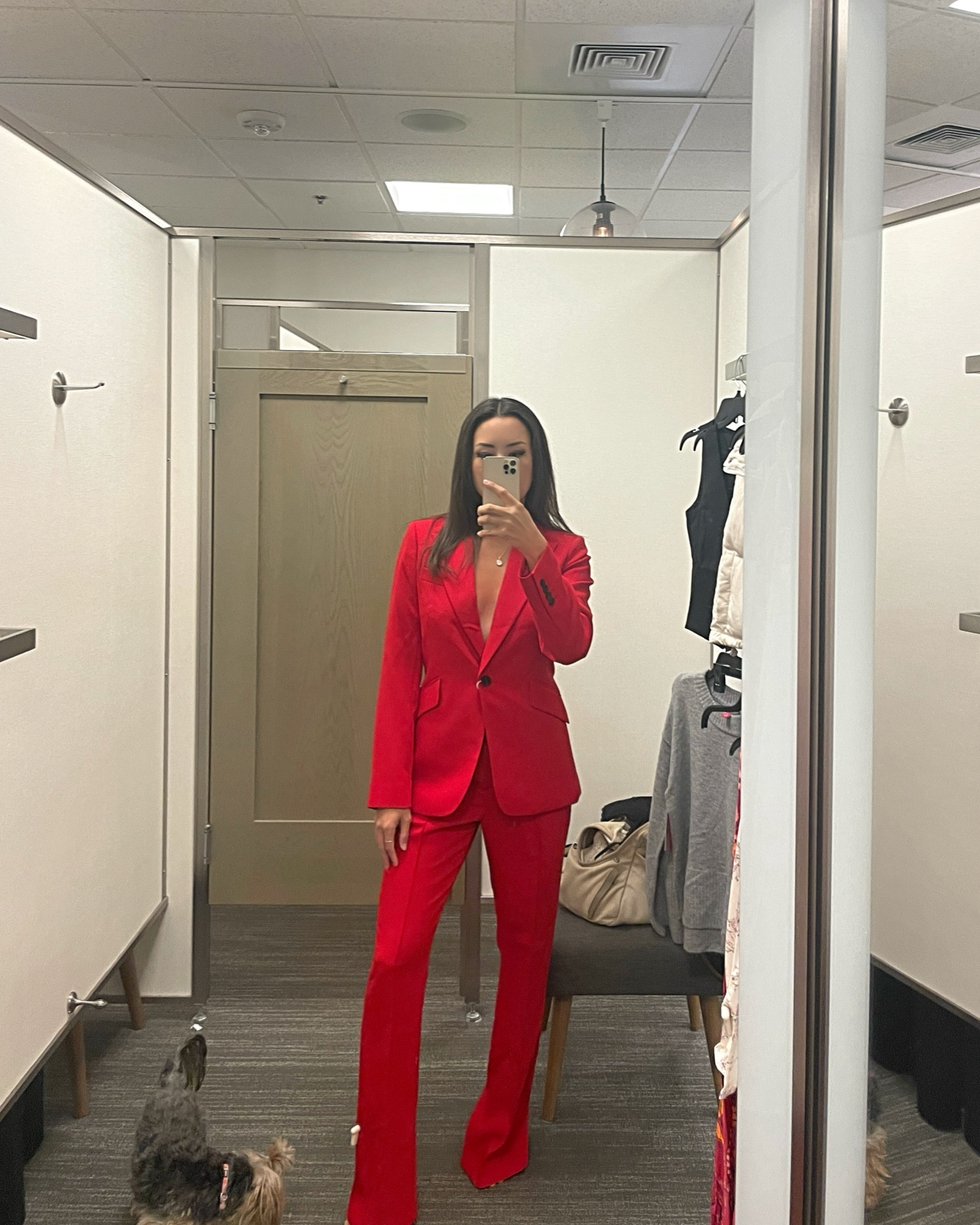In. Love. With this red suit!! I can’t link the pants because they already sold out but Nordstrom often restocks their anniversary items. Wearing size 2 in both but I think size 0 would work better. Red blazer, office, work, event

#LTKxNSale #LTKSaleAlert #LTKSummerSales