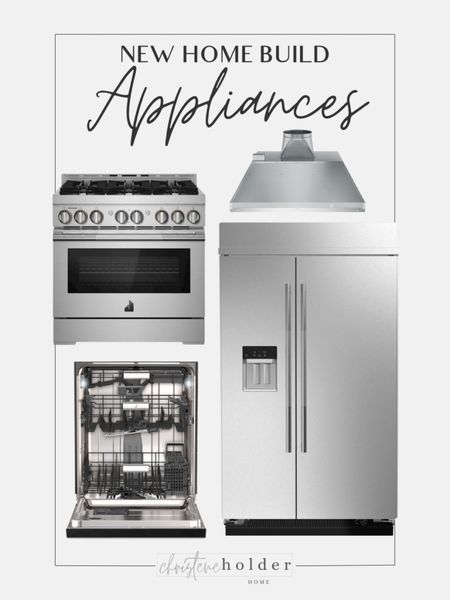 Jenn Air Kitchen Appliances for our new home. 

36” Range, Dishwasher, 48” Fridge, Hood Vent

Custom Home Build, Kitchen Appliances, Jenn-Air, Fridge, Refrigerator, Kitchen Design, Transitional
#LTKMostLoved 

#LTKhome