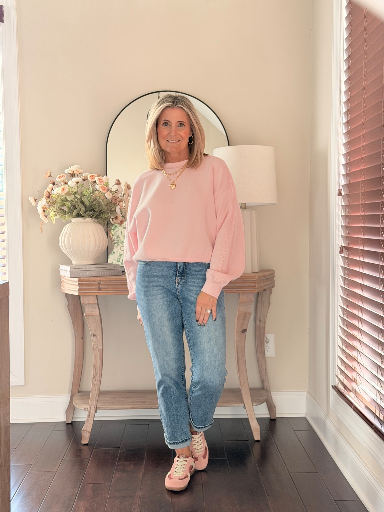 Obsessed is an understatement 💕
This buttery-soft pink sweatshirt from Target is giving effortless feminine in the best way. The cozy feel + the delicate lace detail down the sleeves = the perfect mix of comfy and chic. Throw it on with jeans, leggings, or dress it up with gold jewelry and you’re set ✨

So soft, so pretty, and so easy to wear 🤍

#TargetFinds #TargetStyle #AllInMotion #FeminineStyle #CozyChic #PinkObsessed #EverydayStyle #LaceDetails #SpringStyle #InfluencerFinds

#LTKootd #LTKSeasonal #LTKActive