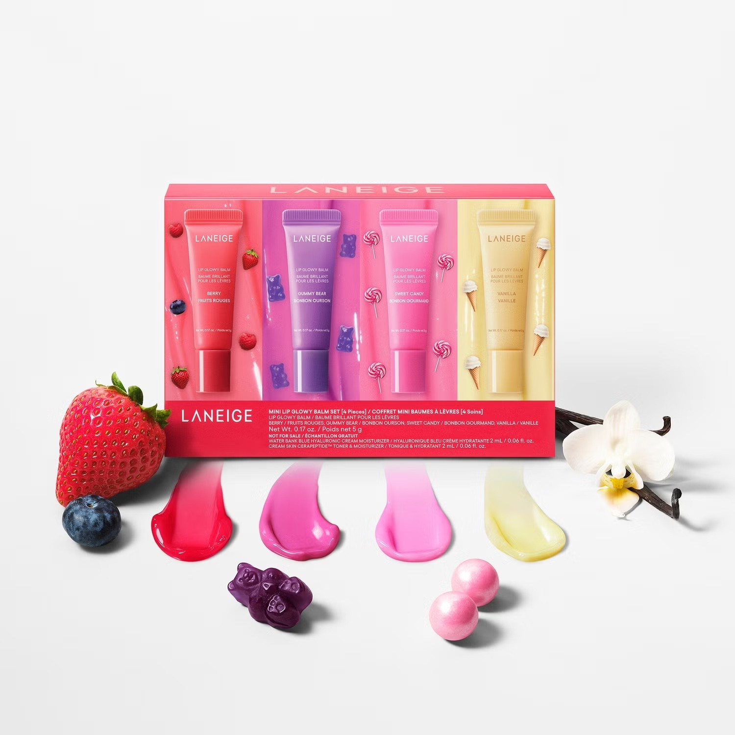 🌟LANEIGE MINI LIP GLOWY BALM SET🌟

È il nuovo mini set di @laneige_eu che contiene al suo interno 4 Lip Glowy Balm in versione travel size con 4 rispettivi gusti golosi e deliziosi:
- Lip Glowy Balm – Berry 5g;
- Lip Glowy Balm – Vanilla 5g;
- Lip Glowy Balm – Sweet Candy 5g;
- Lip Glowy Balm – Gummy Bear 5g.

Il prezzo del set è di 26,95 euro ed è già disponibile sul sito di @lookfantastic.it. Che ne pensate? Vi piace?
#laneige #laneigeeu #laneigeeurope #lipglowybalm #laneigebalm #laneigelipmask #laneigelipglowybalm #laneigeset #lookfantastic #lookfantastcitalia 