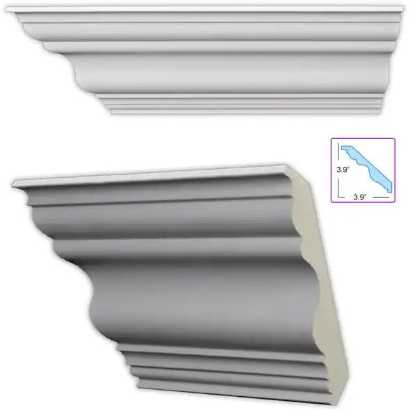 Traditional 5.5-inch Crown Molding (8 pieces) | Bed Bath & Beyond