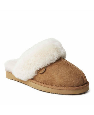 Women's Sydney Genuine Shearling Scuff Slipper | Macy's