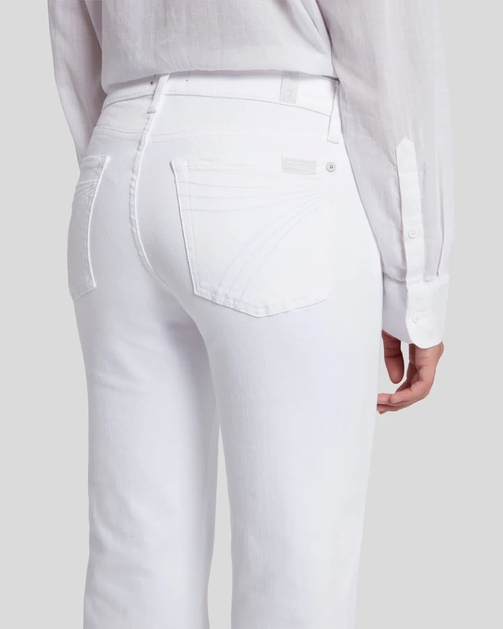 Slim Illusion Tailorless Dojo in Luxe White | 7 For All Mankind