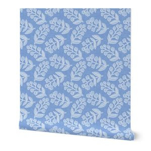 Cottonwood in Cornflower Wallpaper bydanika_herrick | Spoonflower