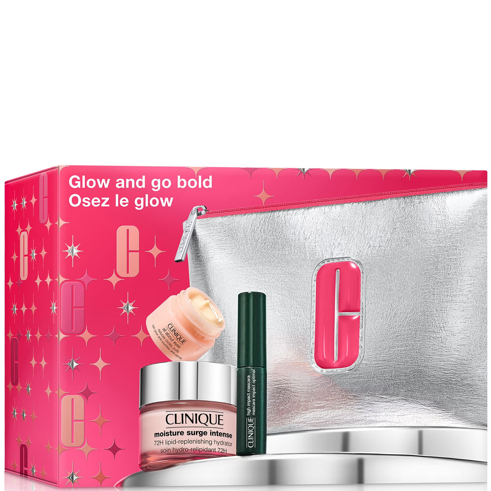 Clinique Glow and Go Bold: Skincare + Makeup Gift Set (Worth £66) | Look Fantastic (UK)