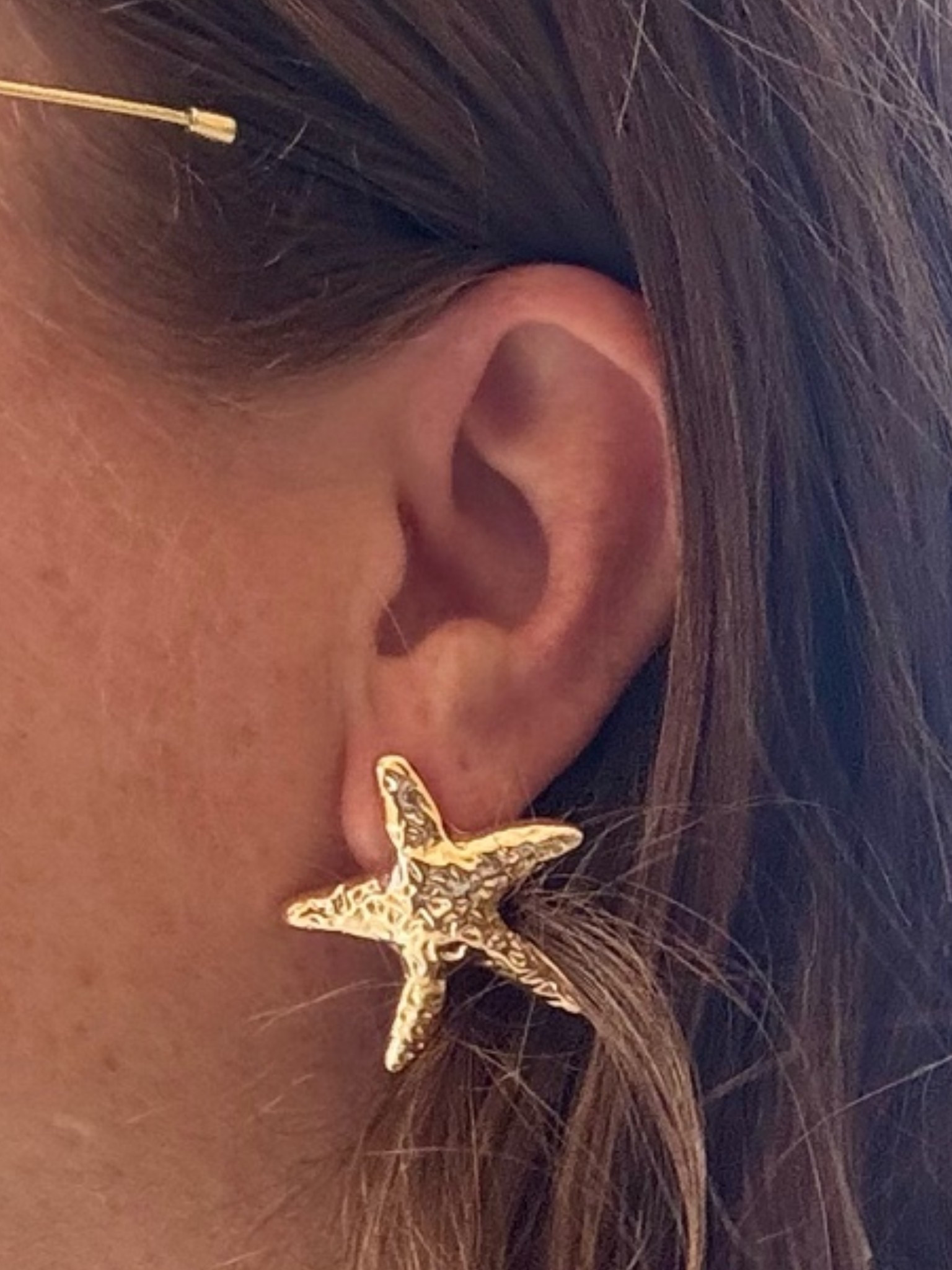 Beach summer holiday gold starfish stud earrings 🌊

#LTKsummer #LTKstyletip #LTKpetite
