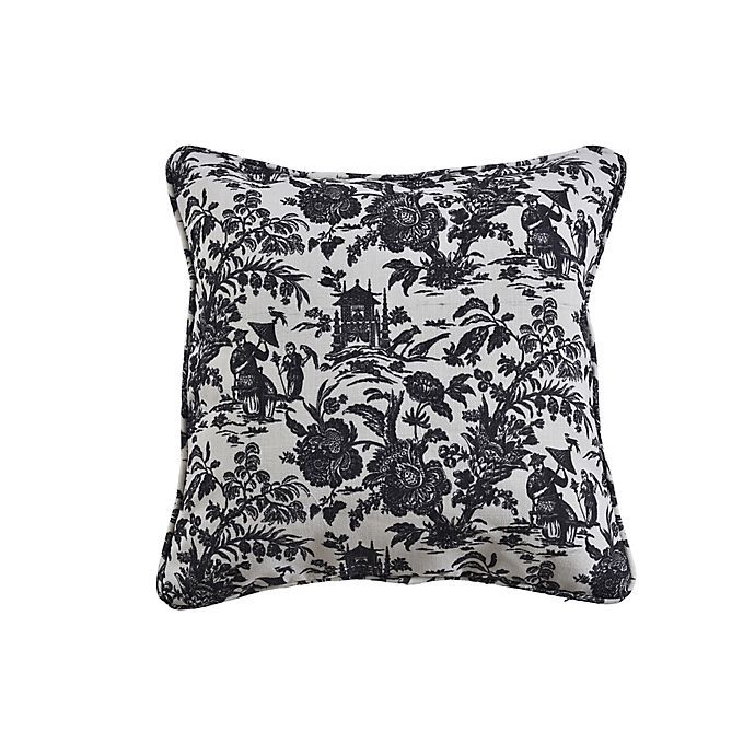 One Kings Lane Open House™ Maura Square Throw Pillow in Grey | Bed Bath & Beyond | Bed Bath & Beyond