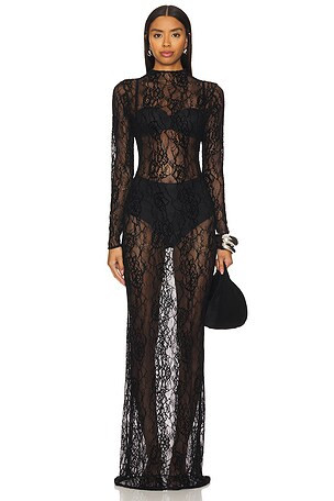 Lace Maxi Dress | Long Sleeve Lace Dress With Sleeves Long Sleeve Fall Dress With Sleeves | Revolve Clothing (Global)