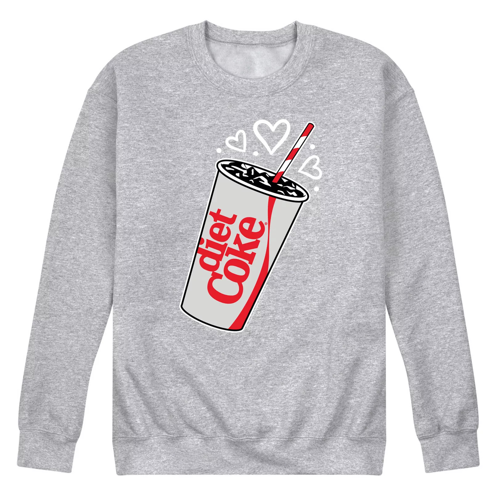 Men's Diet Coke Heart Bubbles Fleece Sweatshirt | Kohl's