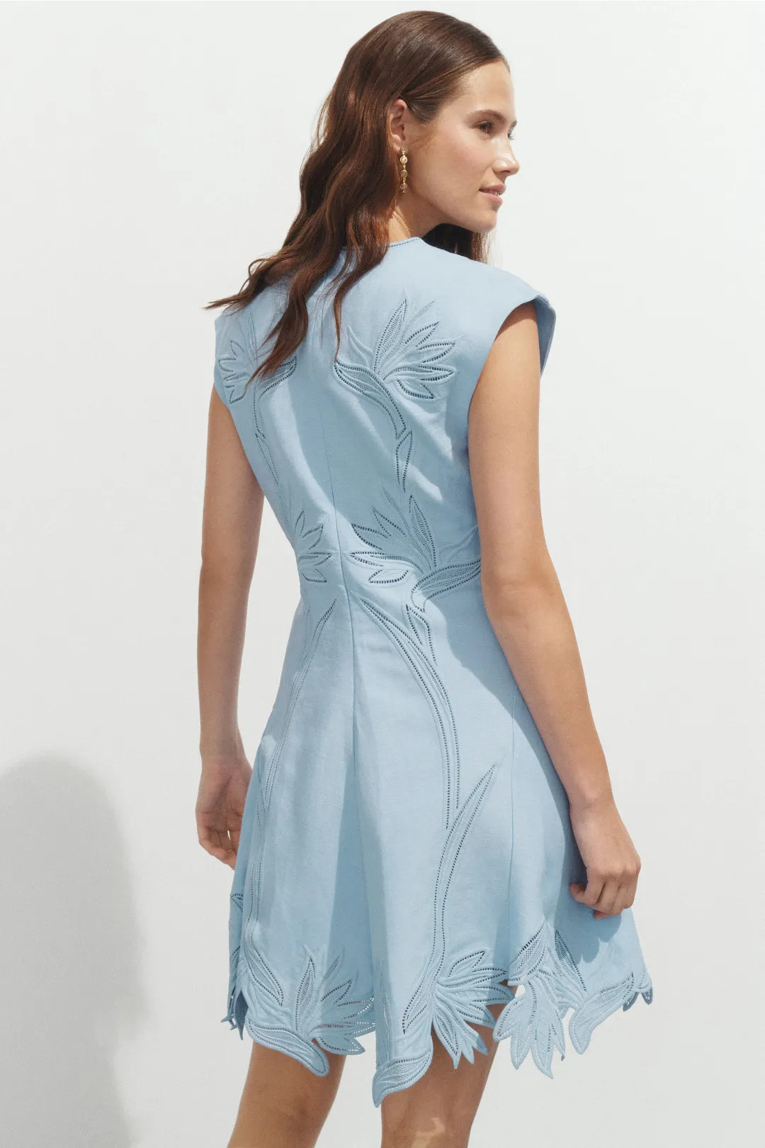 Raquel Embroidered Mini Dress | Rent the Runway