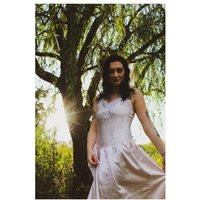 Vintage Slip Dress | Size Medium Pink Silky Lace Trim Elegant Design Fairy Fae S/M | Etsy (US)