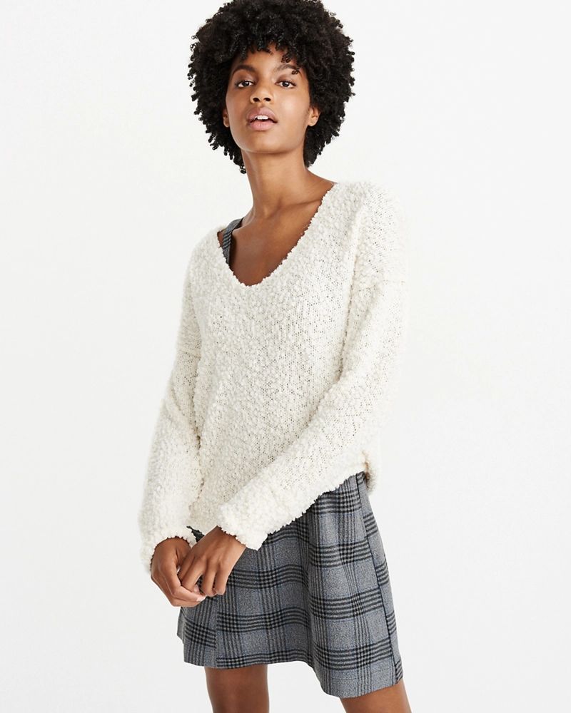 Boucle Sweater | Abercrombie & Fitch US & UK