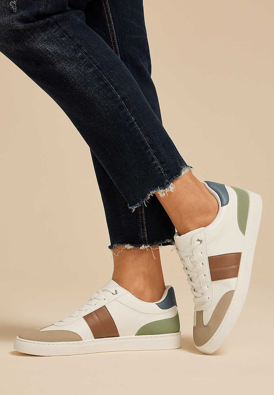 SuperCush Kendall Colorblock Lace Up Sneaker | Maurices