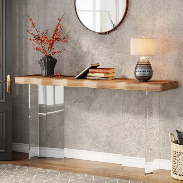 Surikova 47.24'' Modern Acrylic Console Table | Wayfair North America