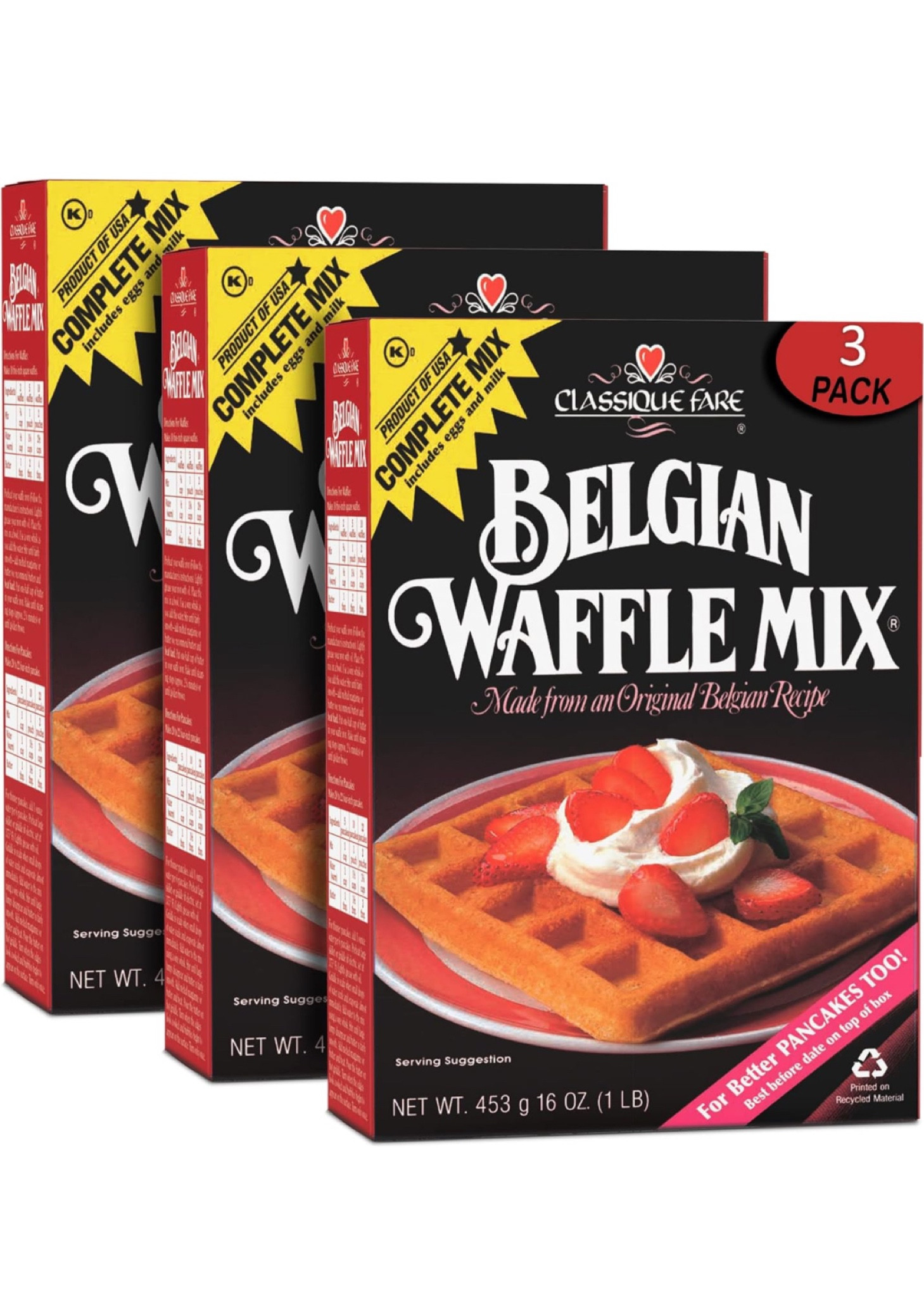 Belgian Waffle Mix - Makes Light and Crisp Waffles, Pancakes, Muffins & Crepes 

#LTKkids #LTKfamily #LTKhome