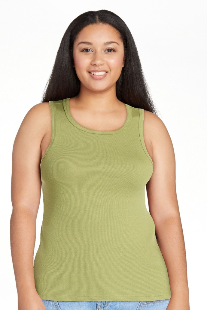 No Boundaries Ribbed High Neck Tank Top, Women's XXS-XXL | Walmart (US)
