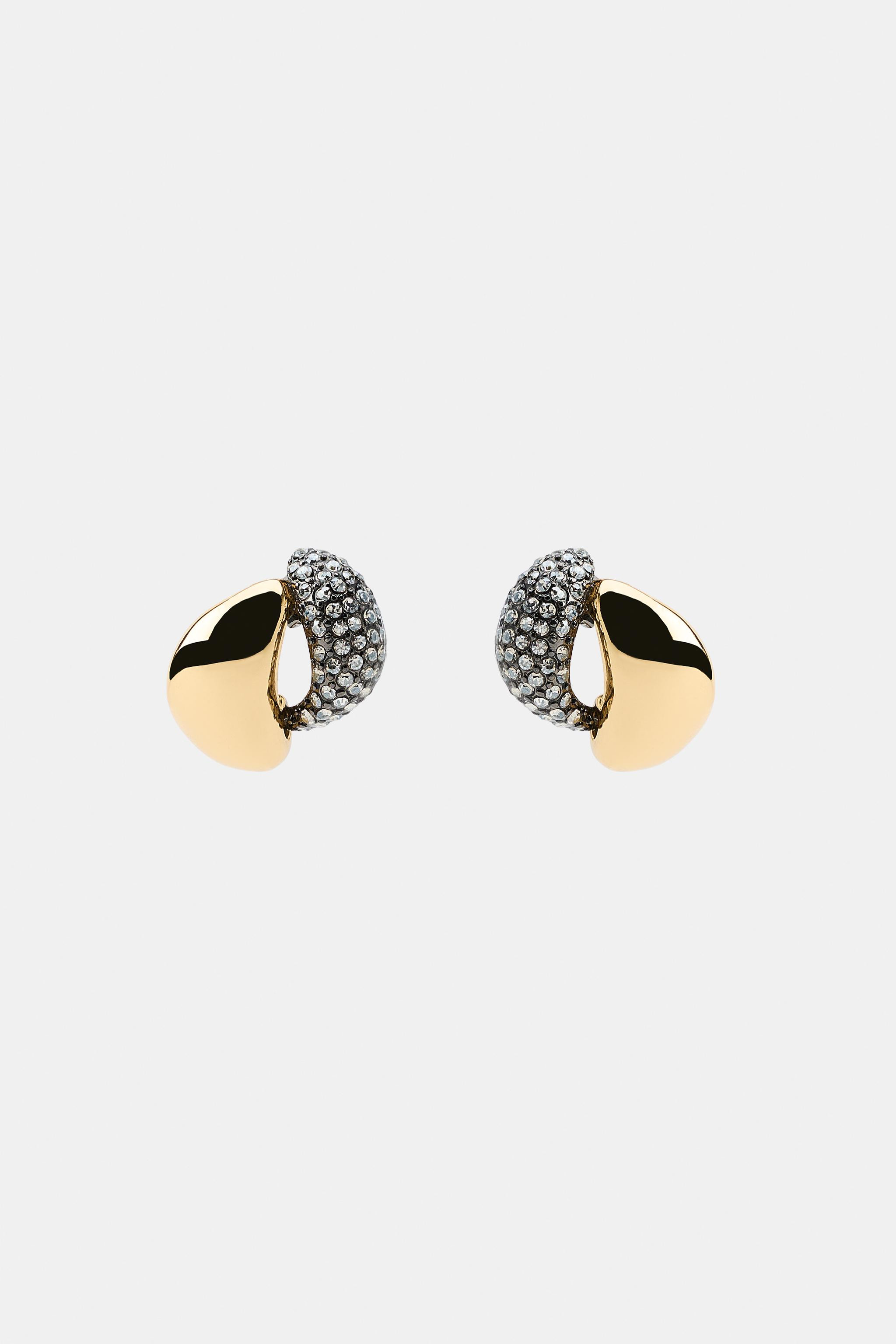 SPARKLY HOOP EARRINGS | Zara US