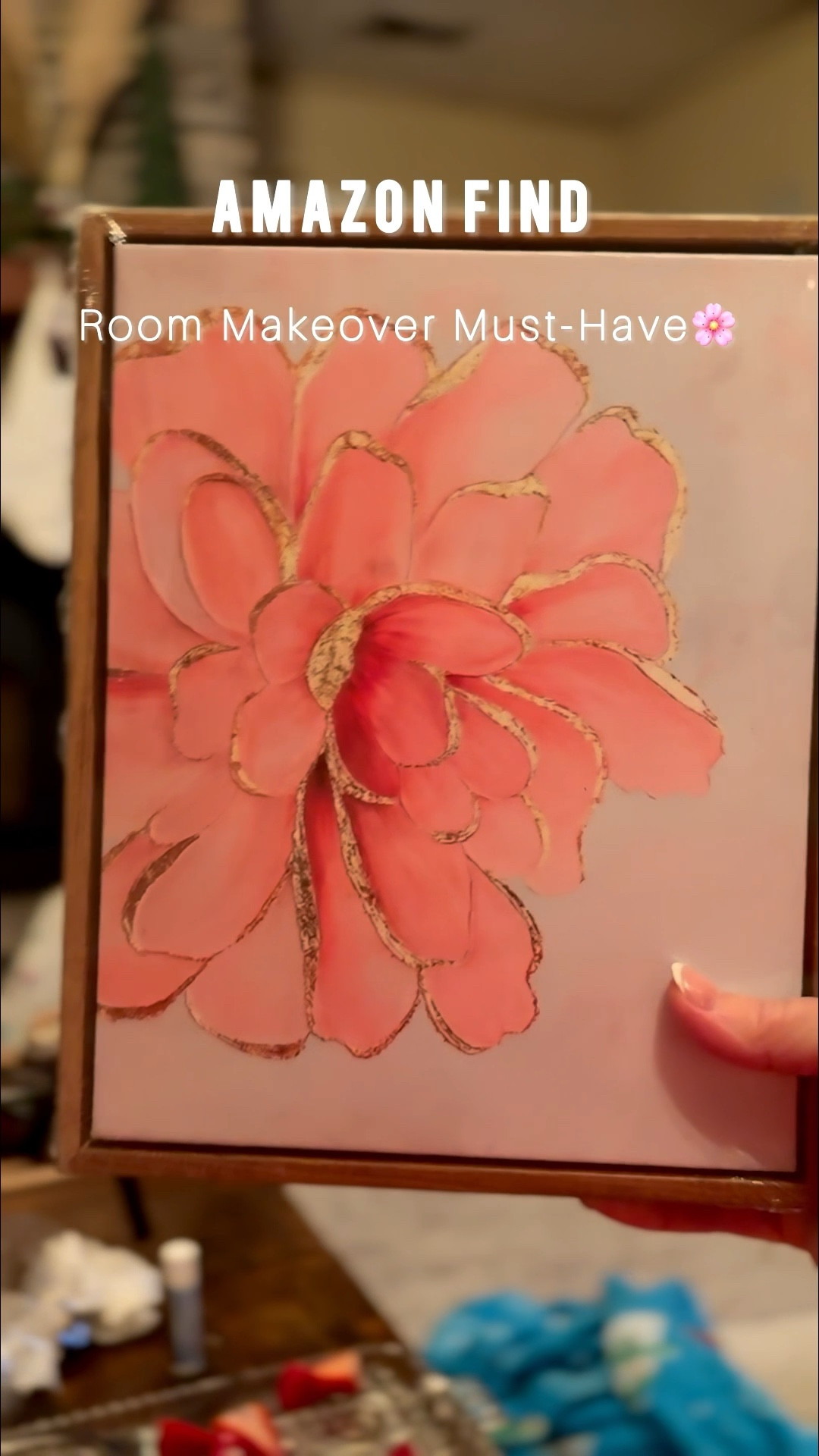 I bought this framed pink peony wall art as a Christmas gift for my granddaughter — she picked it out herself for her room. The pink + gold floral design is so pretty and perfect for a girls’ room makeover. #amazonfinds #girlsroomdecor #pinkdecor #wallart #peonyart #christmasgiftideas #homedecor #giftguide

#LTKHome #LTKGiftGuide #LTKFindsUnder50