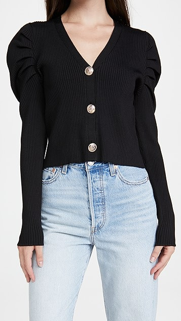 Pleated Puff Sleeve Top | Shopbop
