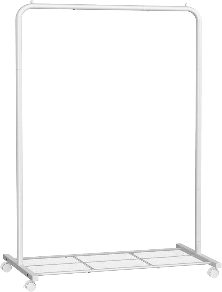 SONGMICS Clothes Rack with Wheels, Clothing Rack for Hanging Clothes, 25.4 mm Metal Garment Rack ... | Amazon (US)
