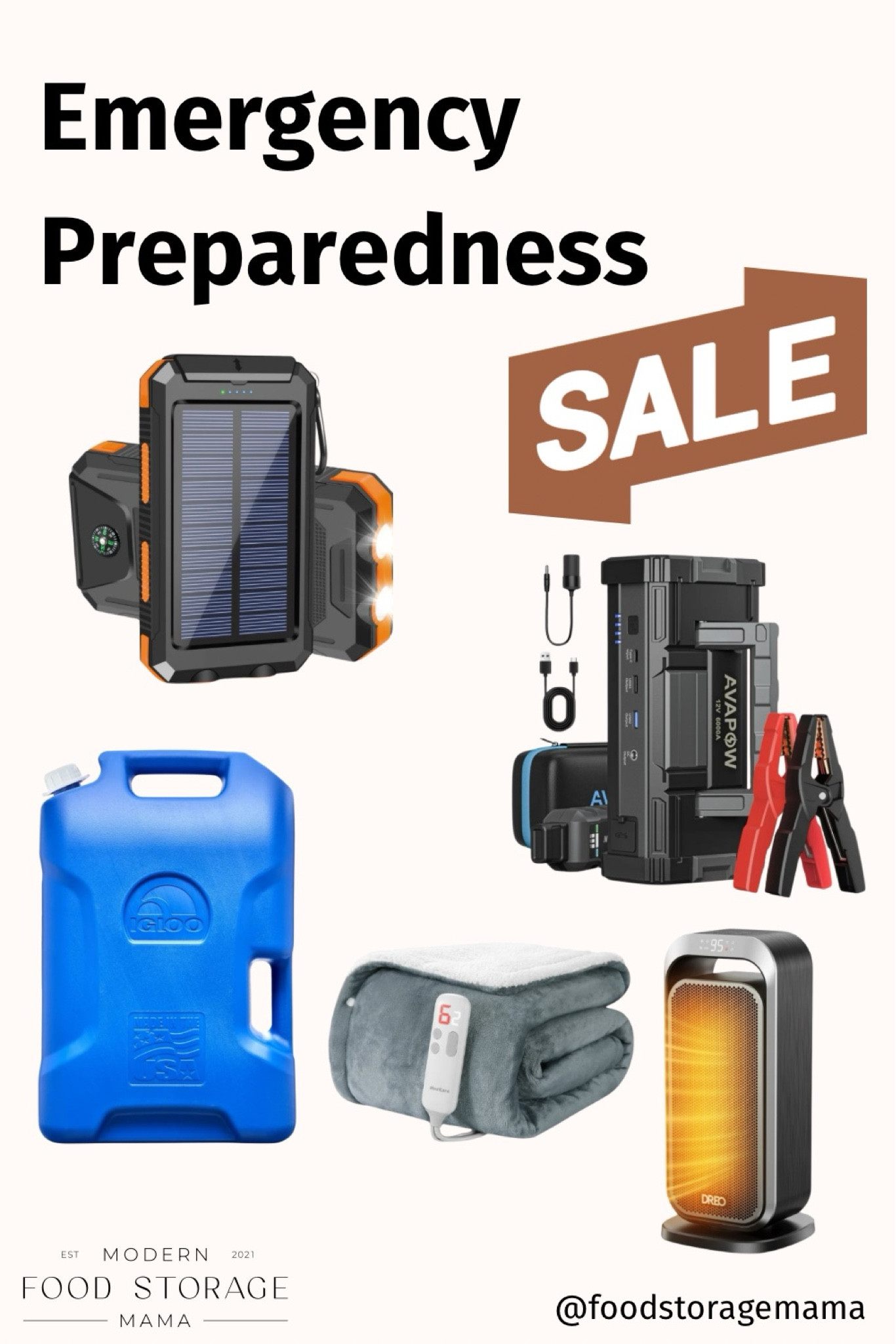 Walmart has some great Emergency Preparedness products on sale! 

Stocking up on preparedness supplies can be expensive. I recommend stocking up on these items gradually. 

I try to buy one preparedness item each time I shop at Walmart in person or online. 


#walmart #walmartsale #emergencypreparedness #foodstorage #foodstoragemama #modernfoodstoragemama

#LTKHome #LTKFindsUnder100 #LTKGiftGuide