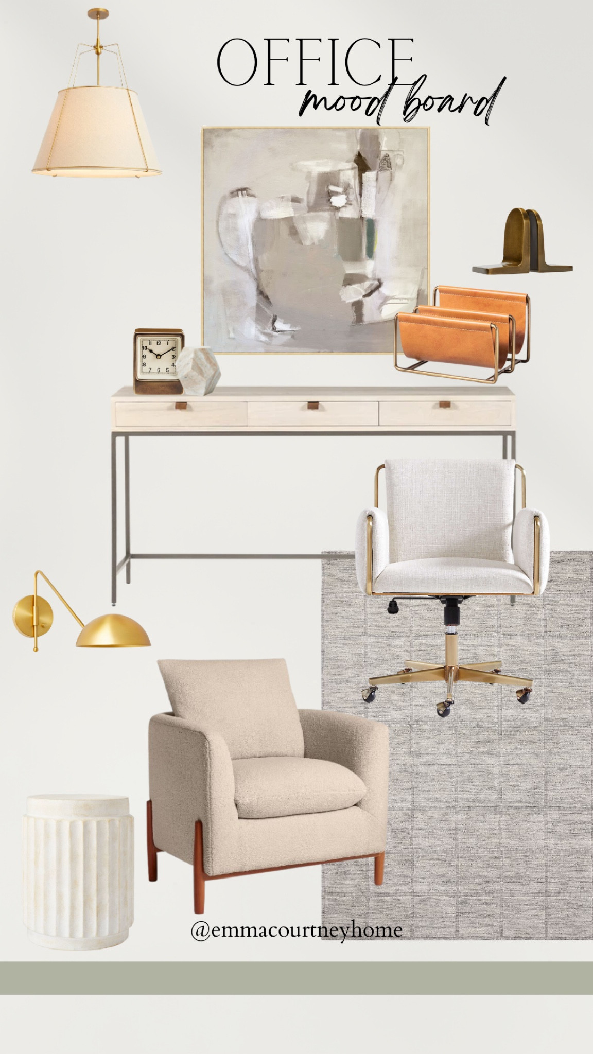 Home office work from home mood board. Desk on sale, armchair, desk chair 

#LTKsalealert #LTKhome #LTKSeasonal