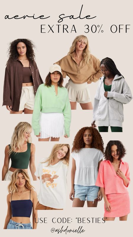 Aerie on sale - Aerie sale - Athletic outfit inspo - Comfy sweatshirts - Aerie outfits - Spring fashion - Summer style - aerie loungewear - casual spring outfits 

#LTKstyletip #LTKSeasonal #LTKsalealert