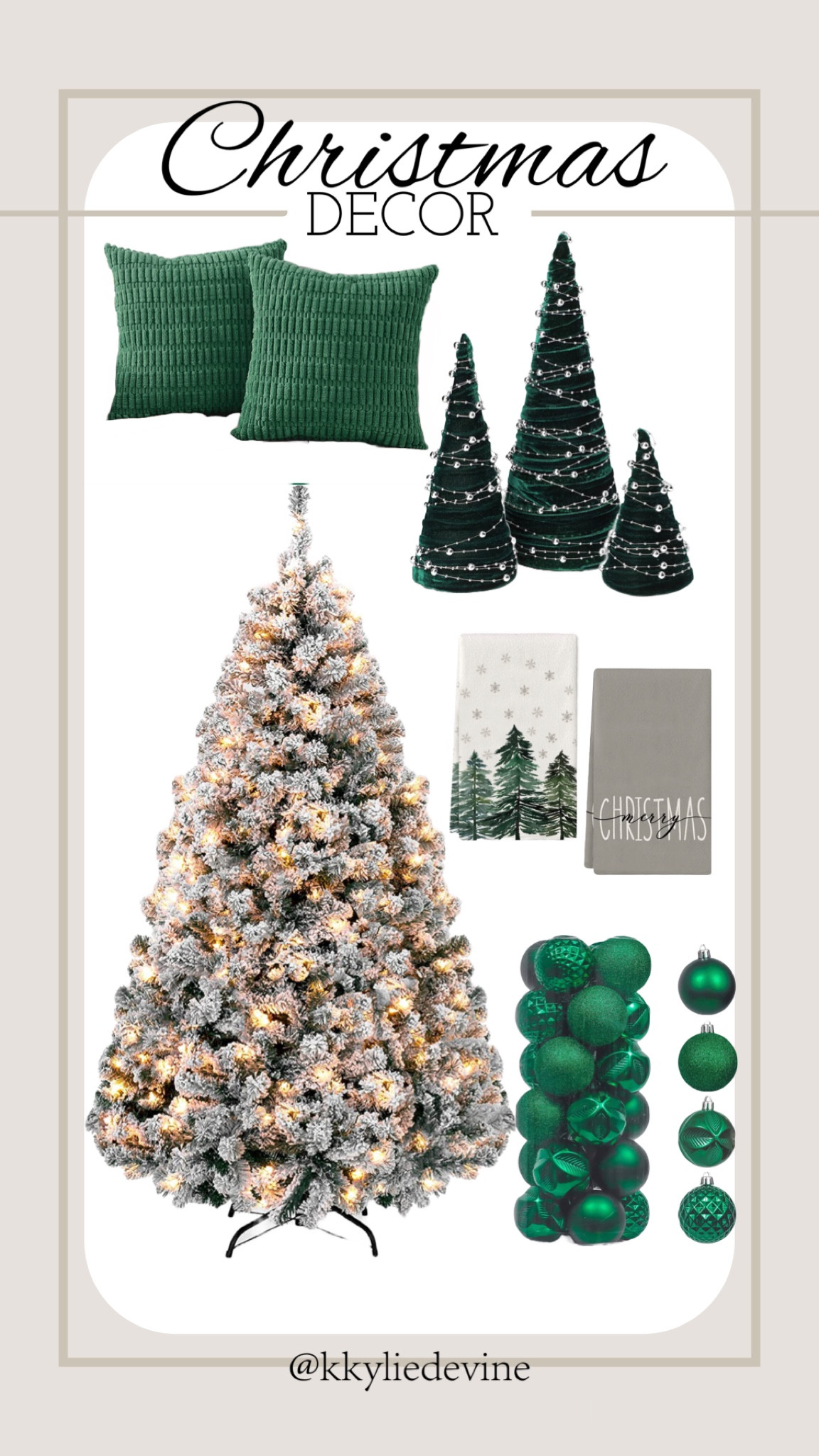 Christmas decor🎄 #christmasdecor #greenchristmasdecor #xmasdecor #greenxmasdecor #xmastree #christmastree #amazonfinds #amazonmusthaves #founditonamazon 

#LTKHoliday #LTKhome #LTKSeasonal