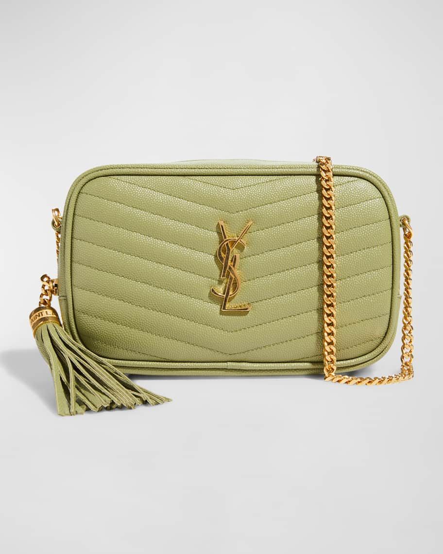 Lou Mini YSL Grain de Poudre Camera Crossbody Bag | Neiman Marcus