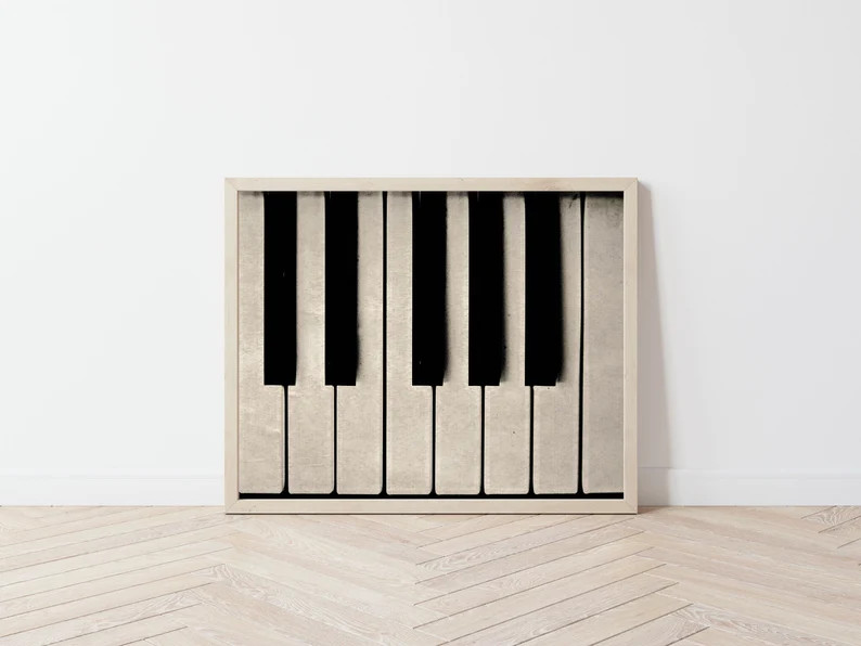 Vintage Piano Printable, Piano Keys Photograph Printable, Photography Printable, Music Printable,... | Etsy (US)
