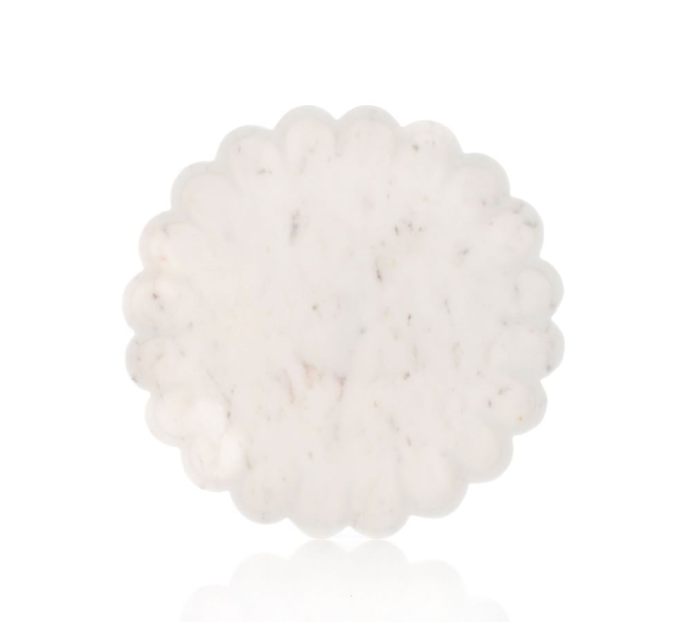 Round Marble Petal Trays | Pottery Barn (US)