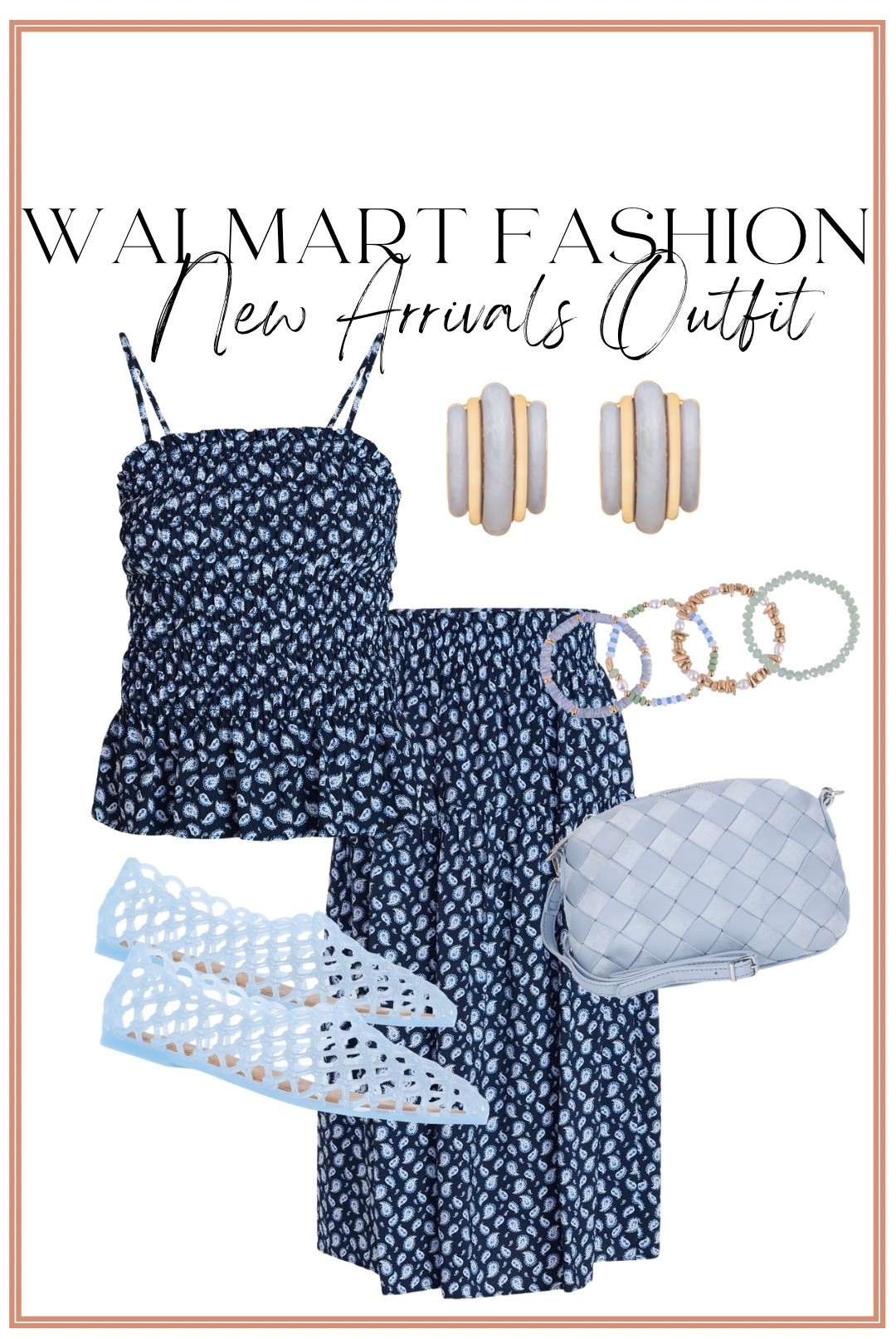 How cute is this Walmart matching set?! 💙 This smocked navy print top and coordinating shorts look like a boutique find for a fraction of the price. The lightweight fabric makes it perfect for warm weather, while the matching set takes all the guesswork out of getting dressed.

✨ Matching set under budget
✨ Lightweight and comfortable
✨ Boutique-inspired style
✨ Vacation-ready outfit
✨ Easy throw-on-and-go look

This is exactly the type of outfit I’ll be wearing all summer long!

#WalmartFashion #MatchingSet #WalmartFinds #AffordableFashion #SummerOutfits #VacationStyle #WalmartStyle #FashionFinds #CasualStyle #OOTD #SummerWardrobe #StyleOnABudget #BoutiqueStyle #WalmartNewArrivals #EverydayFashion

#LTKootd #LTKPetite