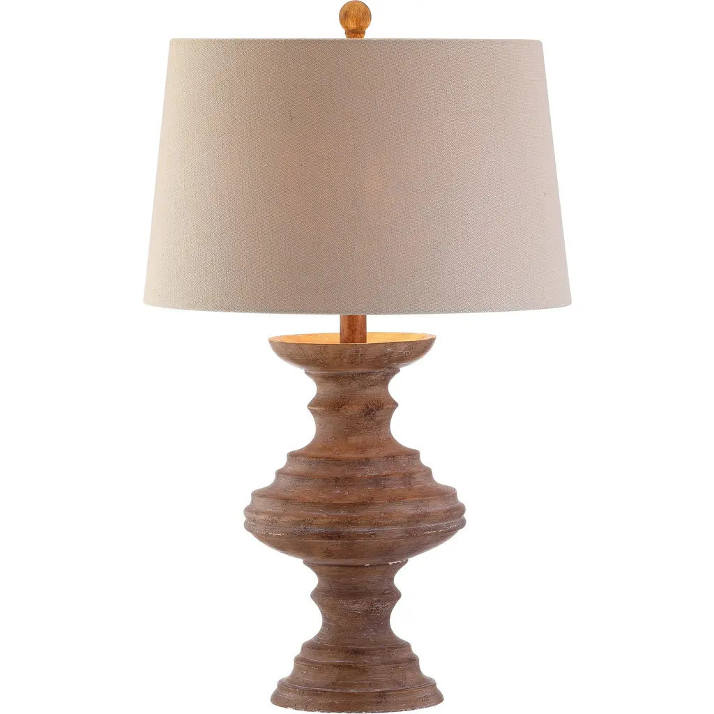 JONATHAN Y Scarlett 26.5"" Resin LED Table Lamp, Brown at Nordstrom | Nordstrom