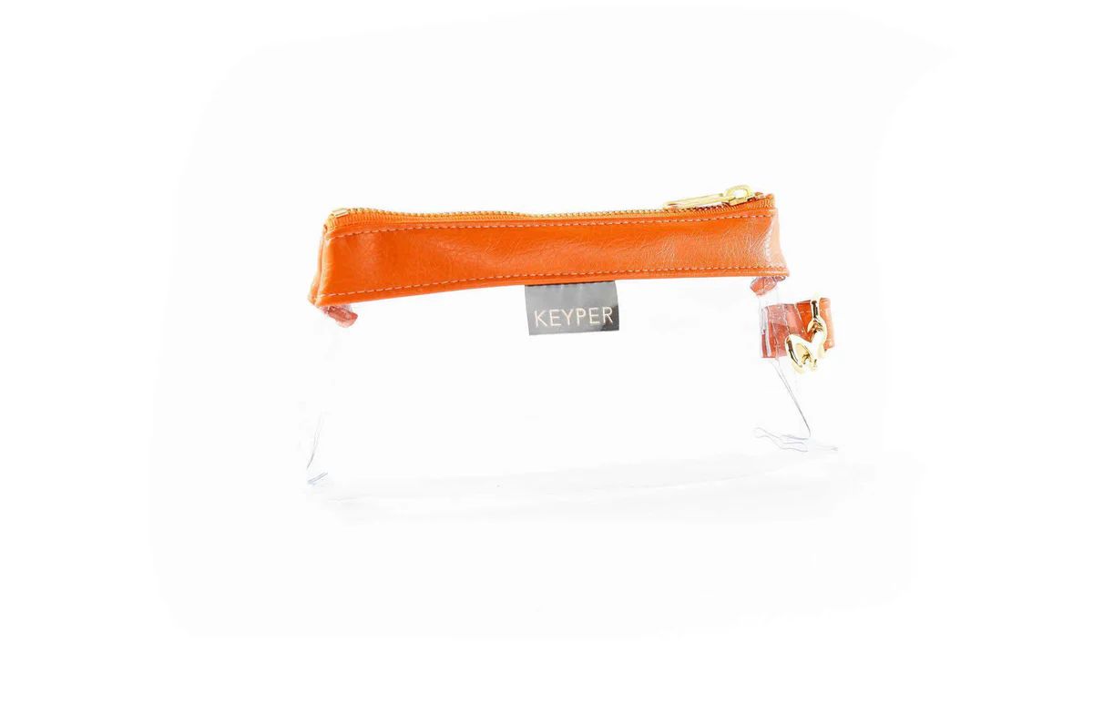 Persimmon CLEAR IT BAG • Pouch - Signature Trim | KEYPER