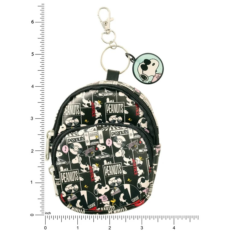 Justice x Snoopy Backpack Keychain Pouch | Walmart (US)