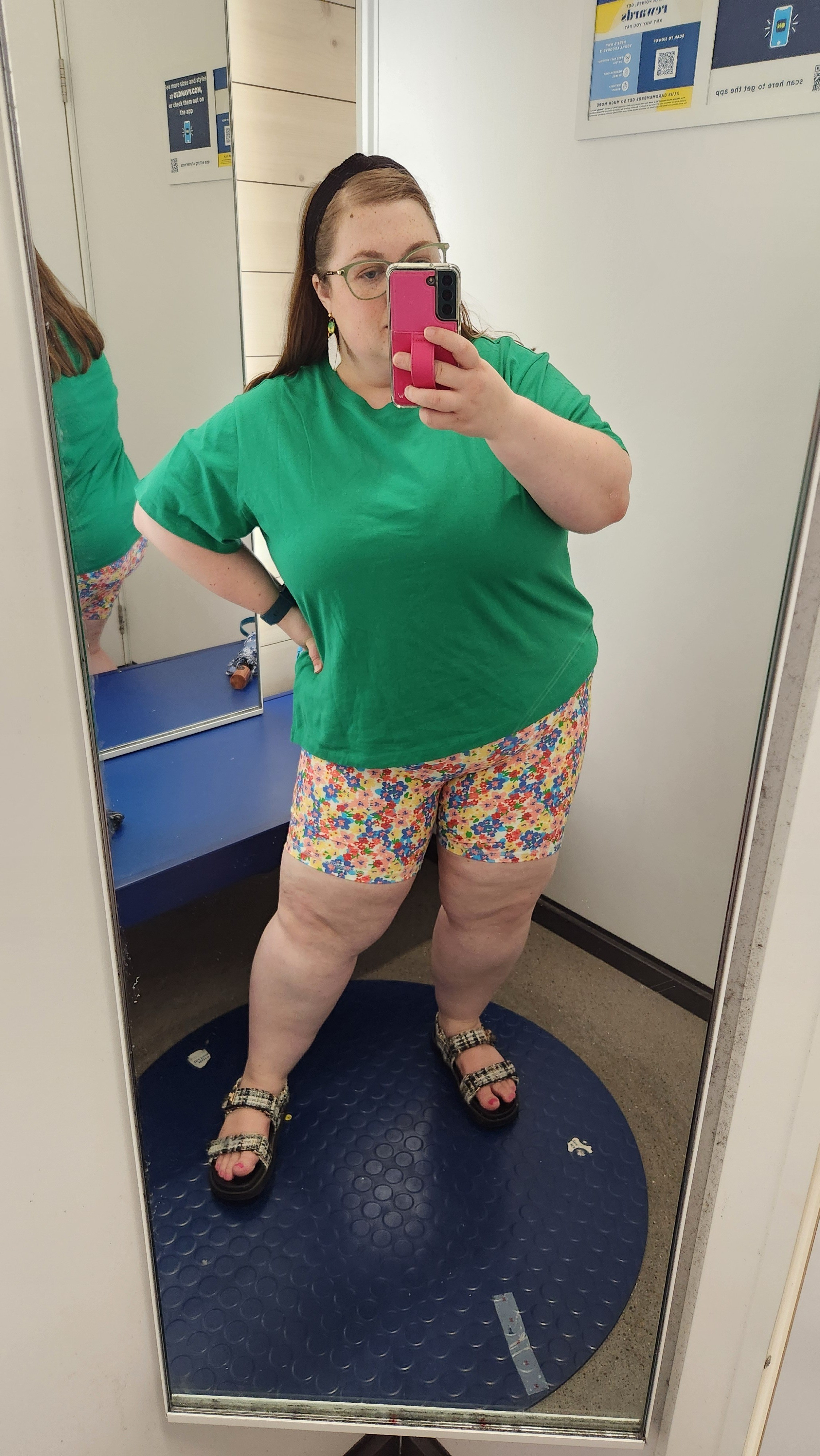 Oldnavy high waisted 6 inch biker shorts in this cute floral print, currently on sale for $16.  These come in 12 different colors. Sizes are selling out fast in this print.

#LTKActive #LTKSeasonal #LTKFitness