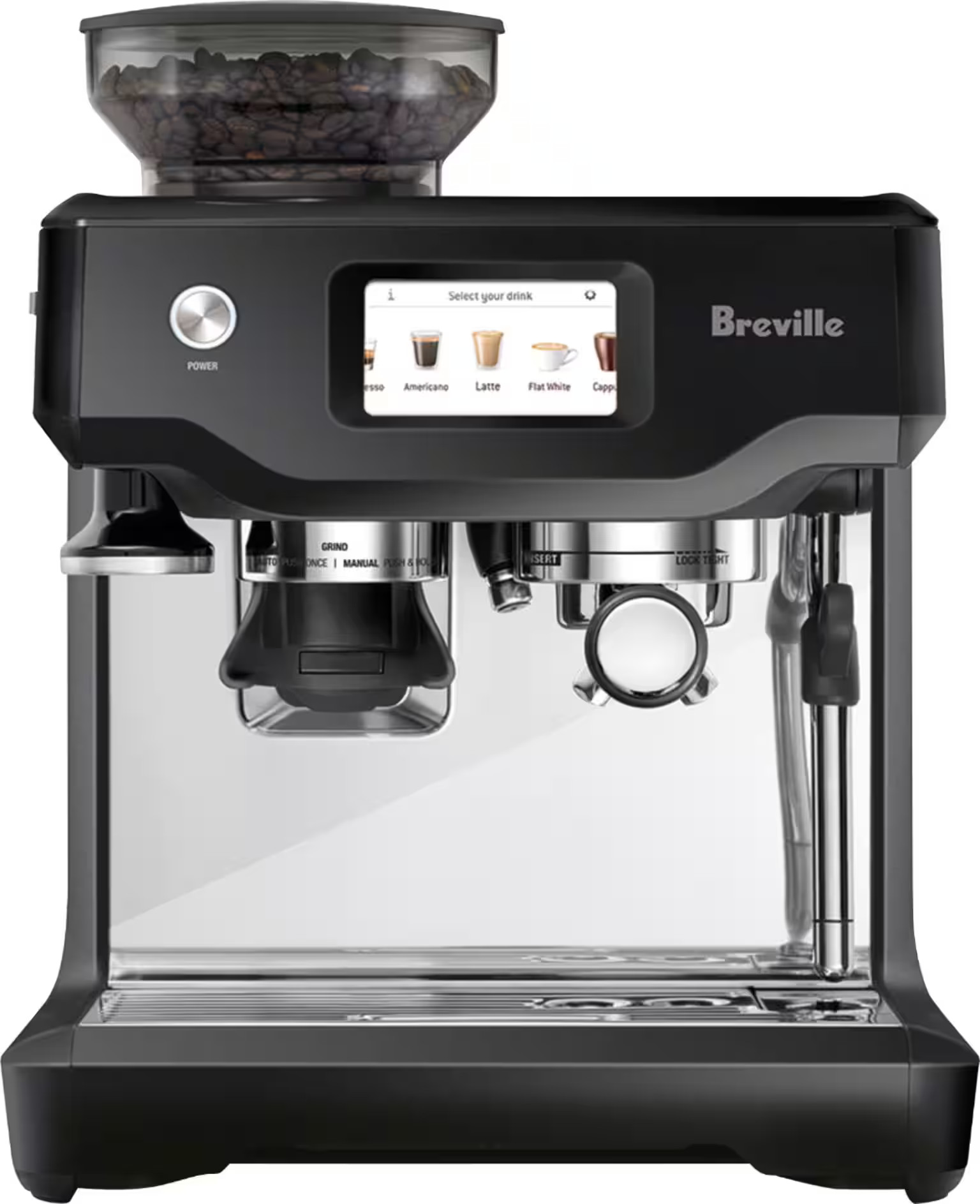 Breville the Barista Touch Espresso Machine with 15 bars of pressure, Milk Frother and intergrate... | Best Buy U.S.