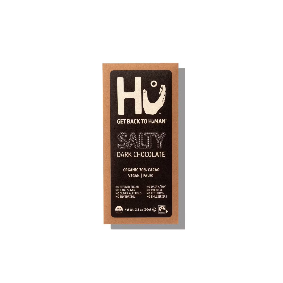 Hu Salty Dark Chocolate 70% Cacao Candy - 2.1oz | Target