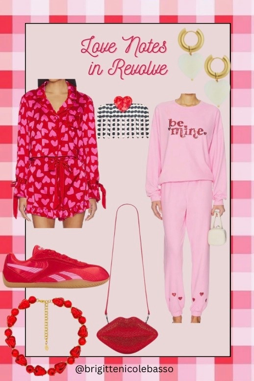 Sweet, flirty Valentine’s Day finds from Revolve 💌 Heart-print pajamas, cozy pink lounge sets, statement red accessories, and gift-worthy details for date night, Galentine’s, or staying in but cute. Saving these for Valentine’s Day outfits, cozy Valentine’s looks, and easy last-minute Valentine’s gifts 💕 valentine’s day outfits
revolve valentine’s day
valentine’s day pajamas
pink valentine’s outfit
heart print pajamas
valentine’s day loungewear
cozy valentine’s outfit
valentine’s day accessories
red accessories valentine’s day
galentine’s day outfit
valentine’s day gift ideas
revolve outfits women
cute valentine’s day looks
valentine’s day fashion inspo

#LTKootd #LTKValentine #LTKgrwm